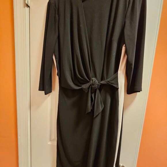 CHAPS Faux Wrap Dress, size XL - Picture 1 of 2